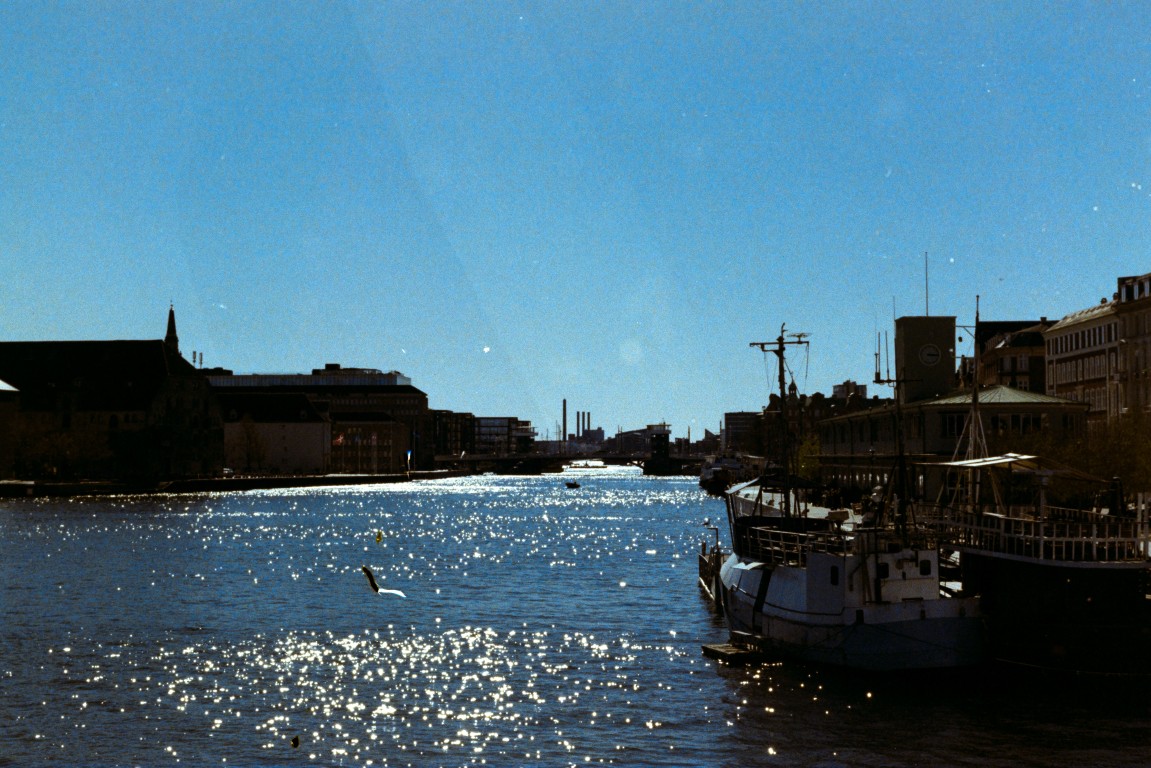 from a bridge in copenhagen